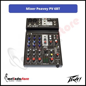 Mixer Analog Peavey PV 6BT | Mixer Bluetooth Pevaey Mixer Analog Peavey PV 6BT | Mixer Bluetooth Pevaey